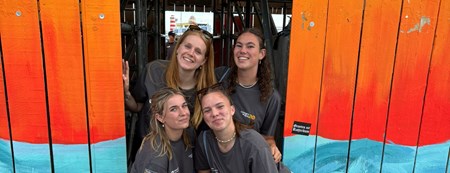 Hanneke en vriendinnen bij Concert at SEA