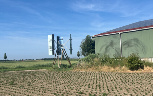 Landmodel vlagmolen Flag Turbines