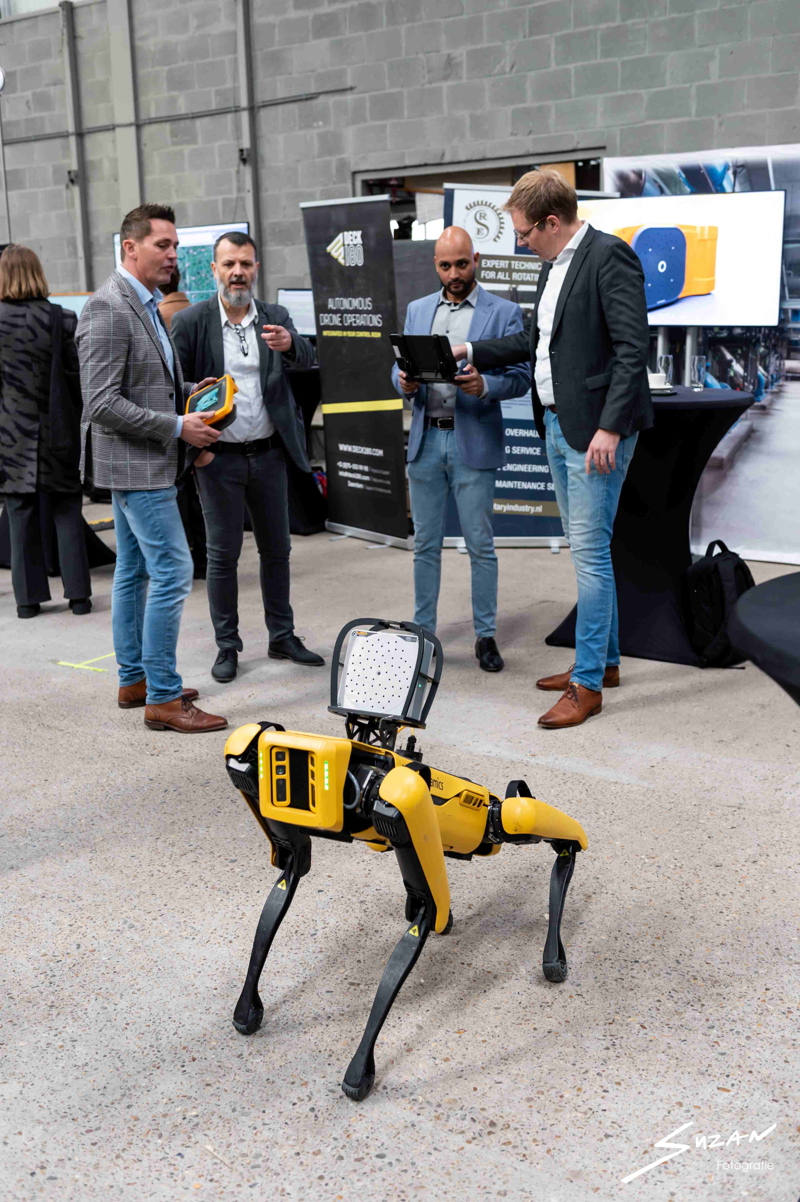 Robot bij Robotica Demo Event 2025 bij KAAP in Vlissingen