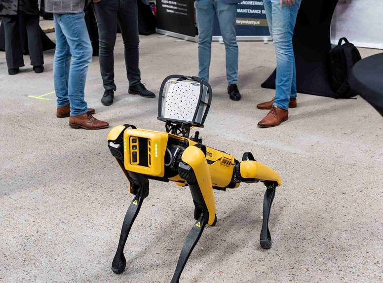 Robot bij Robotica Demo Event 2025 bij KAAP in Vlissingen