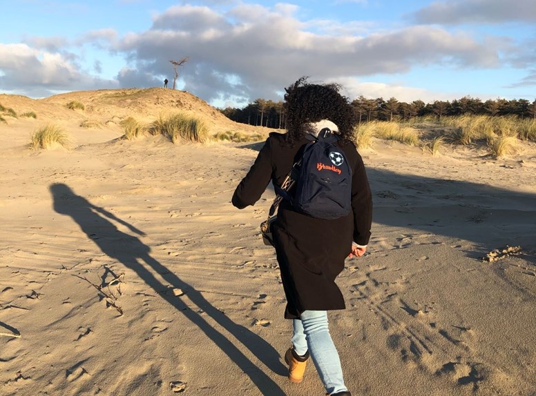 Wandelen kop van schouwen