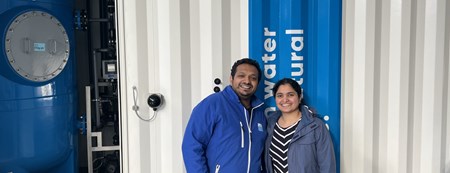 Haniel and Nimmy at PureBlue