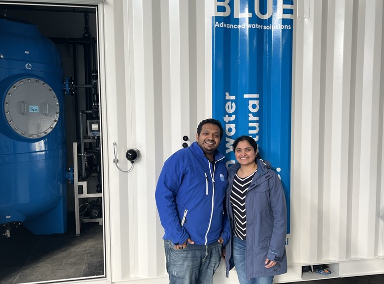 Haniel and Nimmy at PureBlue