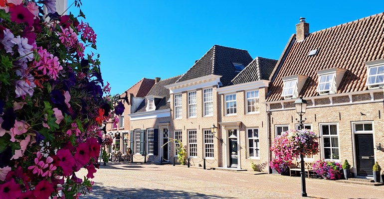 Platz in der Stadt Tholen