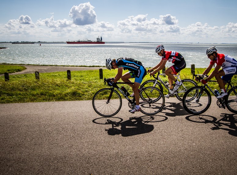 Rennradfahren in Zeeland