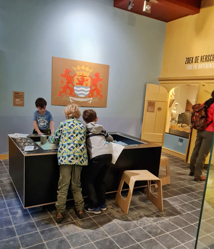 Kinderen in Terra Maris museum