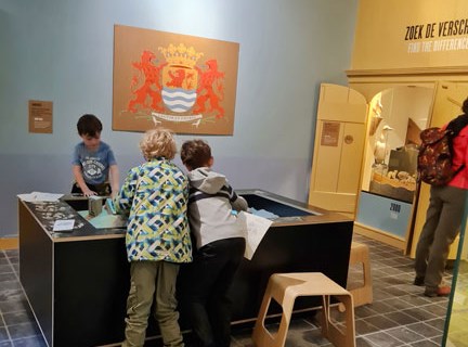 Kinderen in Terra Maris museum