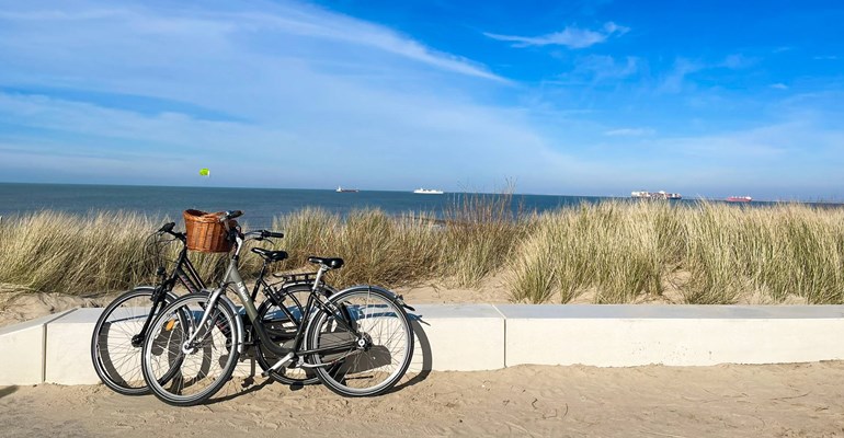 cadzand fietsen, kustroute