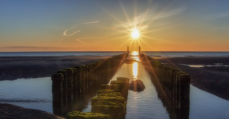 zonsopkomst in Zeeland