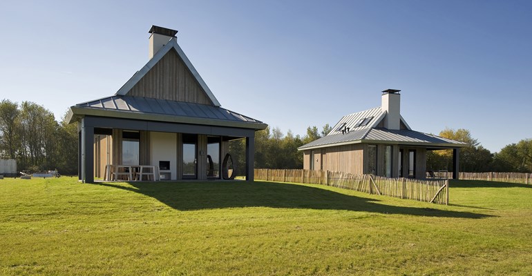 Bungalows on a holiday park
