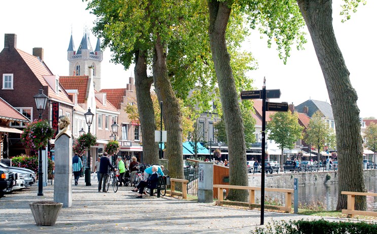 Tijdens de geheimen van Sluis en Sint Anna ter Muiden wandelroute zie je de prachtige plaatsen in Zeeuws-Vlaanderen