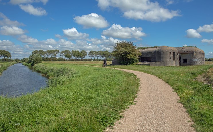 fietsroute bunkers zeeland