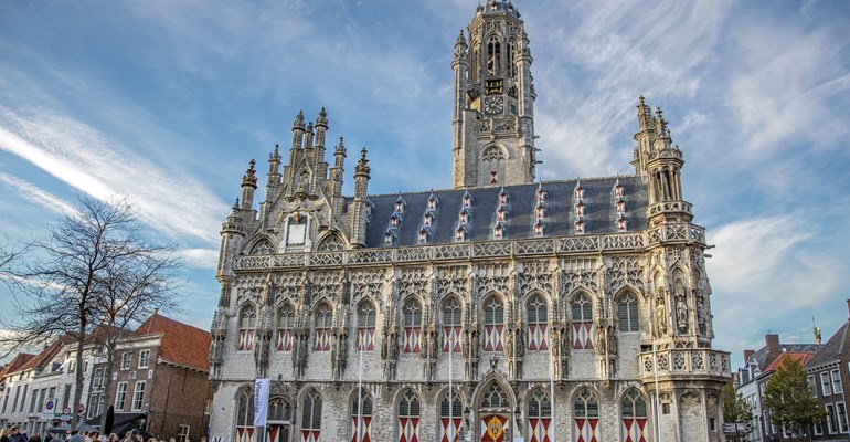 Middelburg grote kerk plein