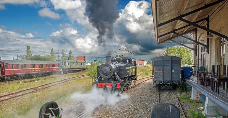 Goes stoomtrein rook