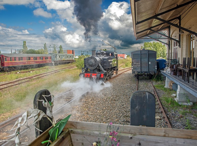 Goes stoomtrein rook