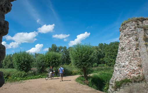 Fietsen en wandelen bij Fort Rammekens