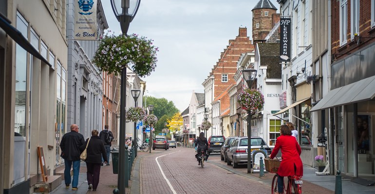 Hulst winkelstraat dorp