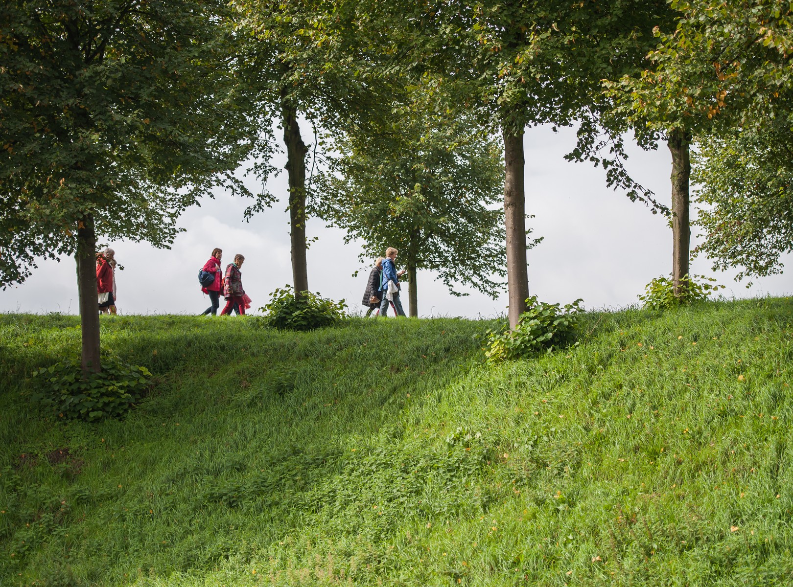 Vestingwallen Hulst groep wandelen