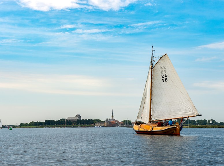 Segelboot auf dem Veerse Meer