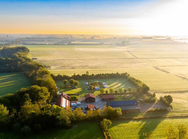 Vogelperspectief van Minicamping De Oosthoek