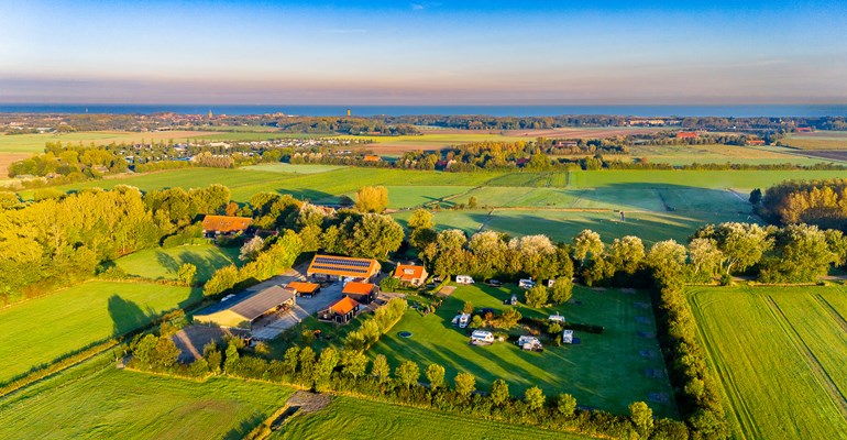 Vogelperspektive von Minicamping De Oosthoek