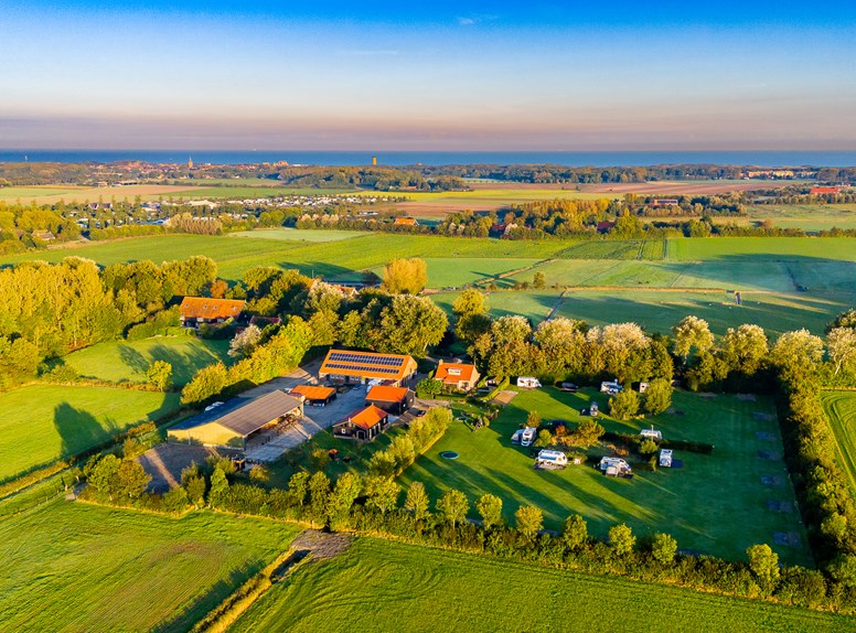 Vogelperspektive von Minicamping De Oosthoek