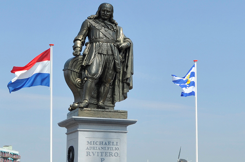 Standbeeld van Michiel de Ruyter in Vlissingen
