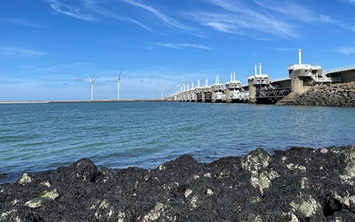 Oosterscheldekering Deltawerken Zeeland augustus 2021