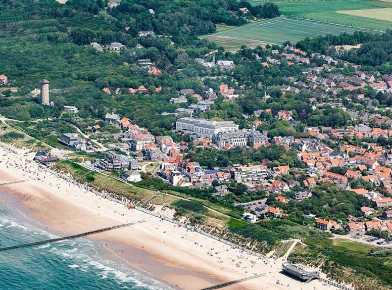 Strand kust bij Domburg