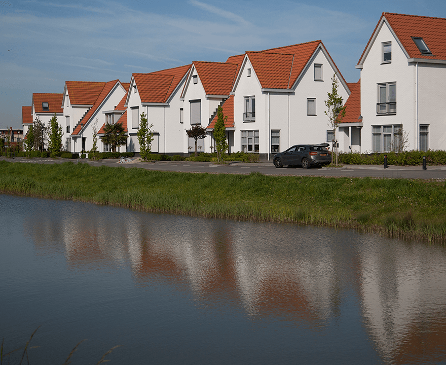 Woonwijk Othene in stad Terneuzen