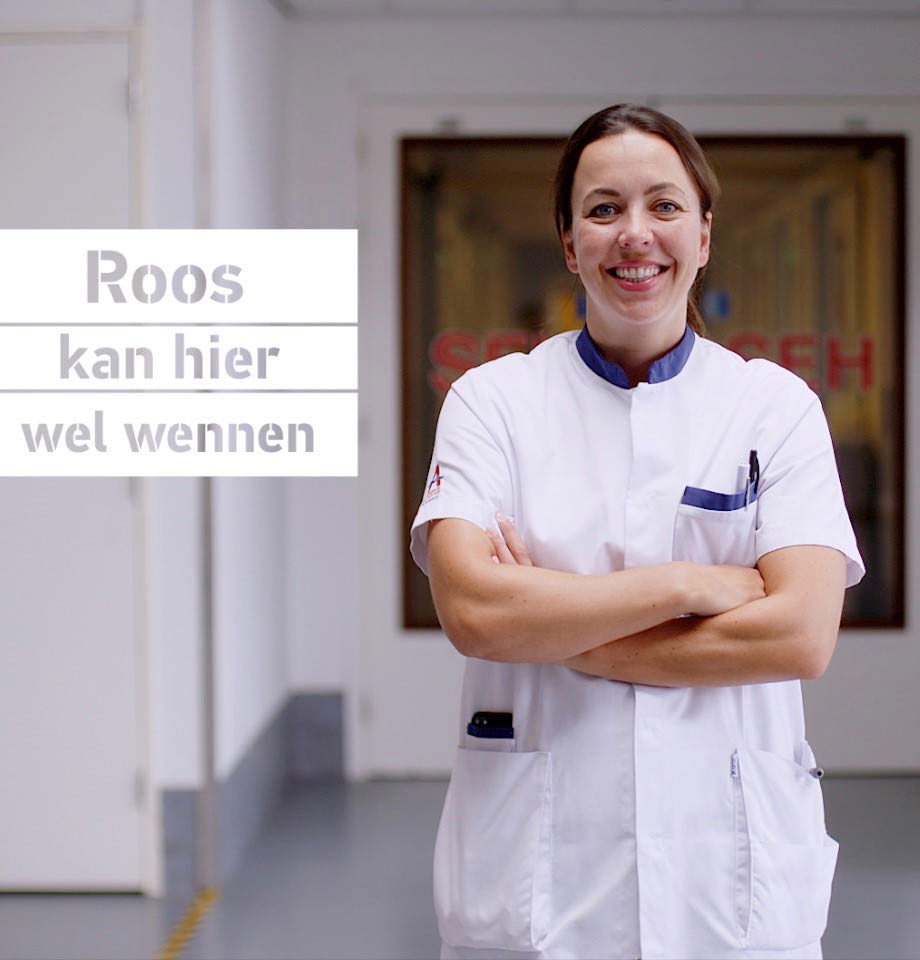Medisch specialist Roos kan hier wel wennen