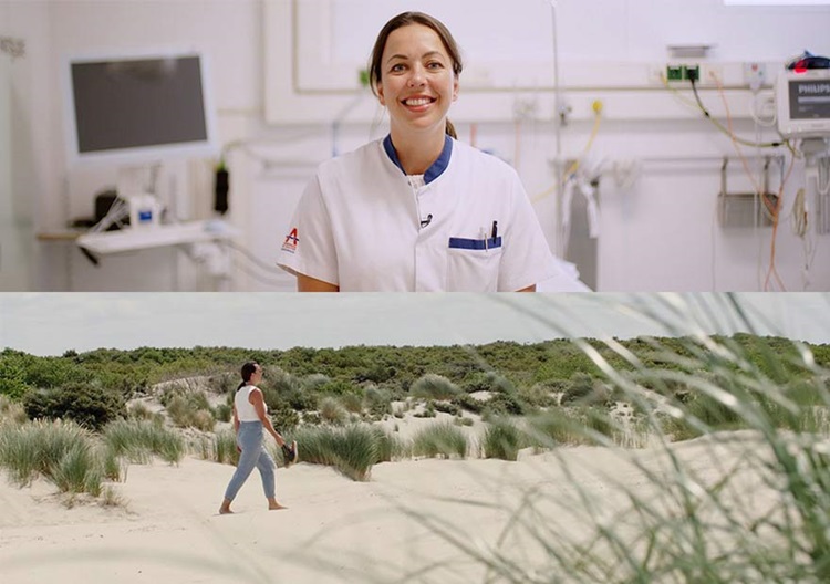 Medisch specialist Roos in het ziekenhuis en in de duinen