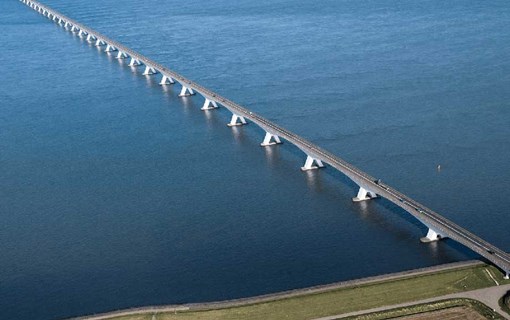 Luchtfoto Zeelandbrug