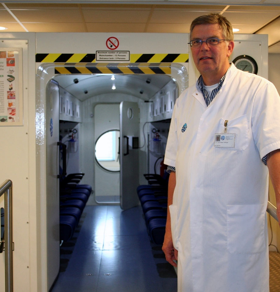 Het enige 24/7 Medisch Centrum Hyperbare Zuurstoftherapie in Nederland