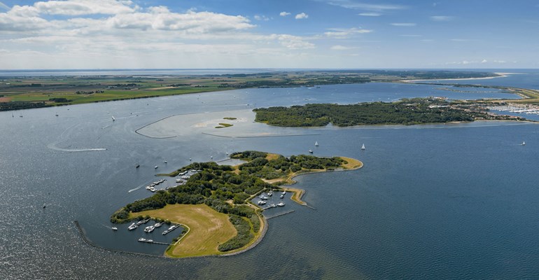 Luchtfoto Grevelingenmeer Zeeland