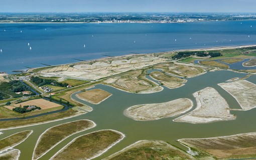 Luchtfoto Waterdunen