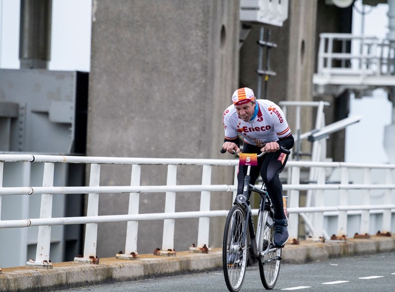 NK Tegenwindfietsen 2020 deelnemer ziet af