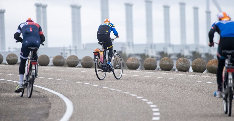 NK Tegenwindfietsen 2020 fiets overdwars
