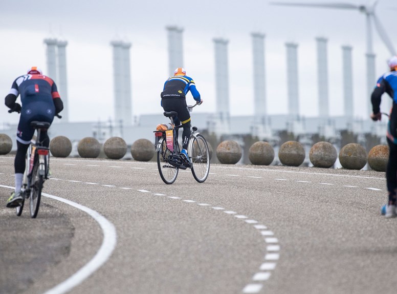 NK Tegenwindfietsen 2020 fiets overdwars