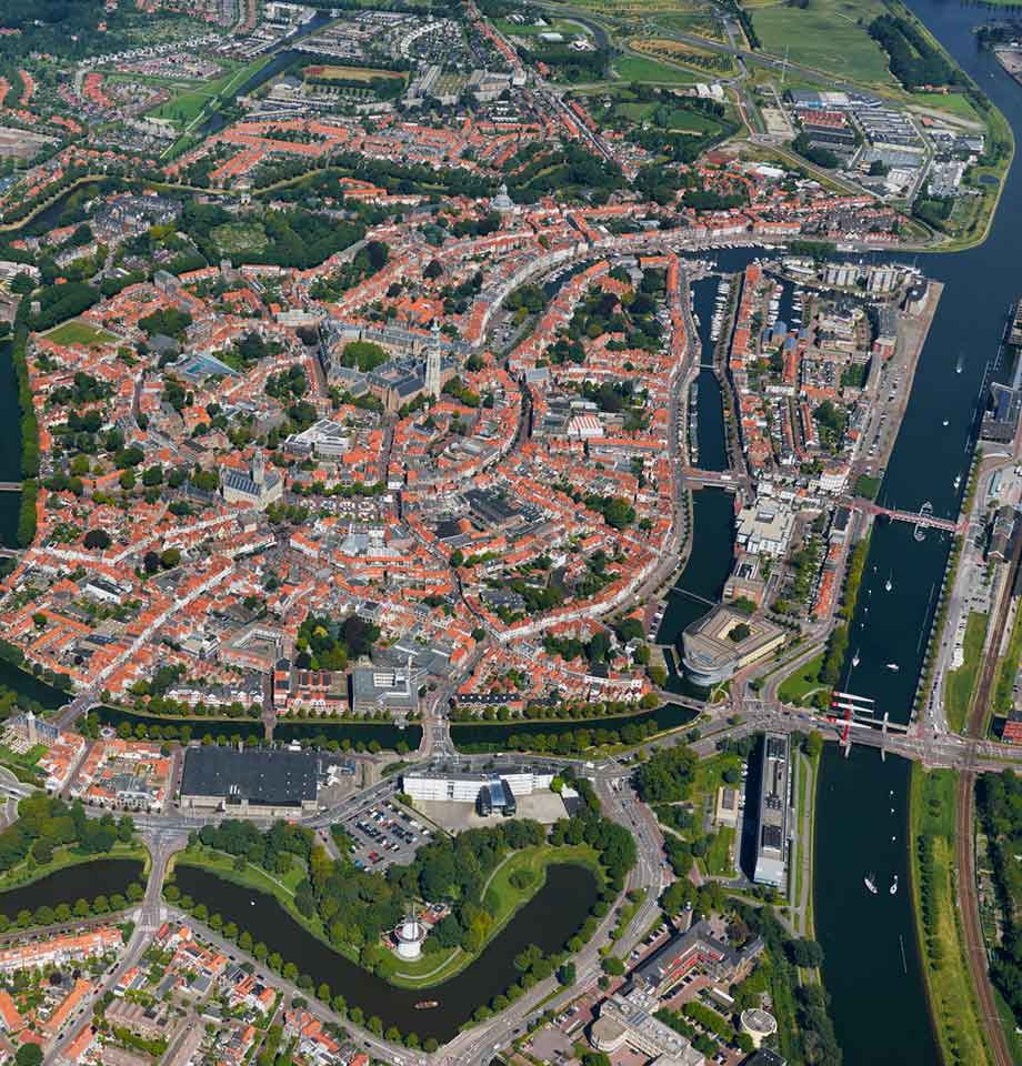 Luchtfoto Middelburg