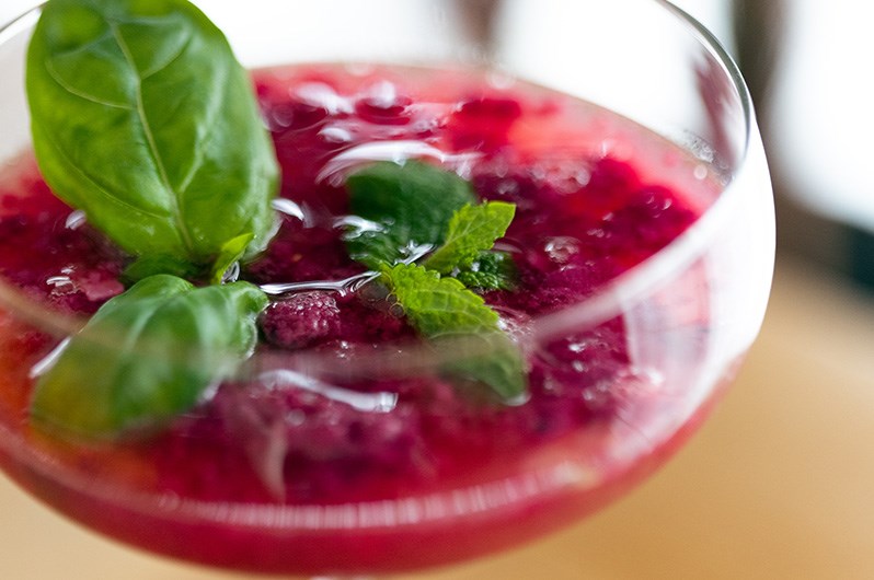 Blueberry Sea Mocktail