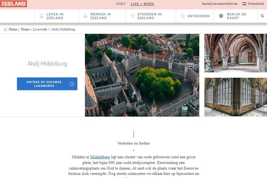 Abdij Middelburg trendanalyse landingspagina