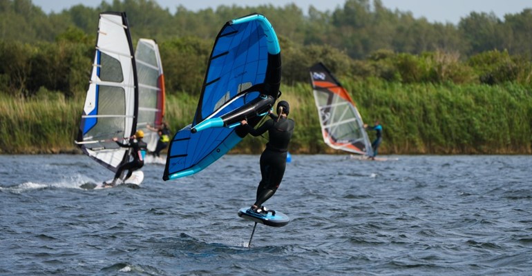 Wingfoilen surfen Veerse Dam