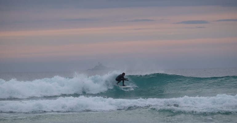 Golfsurfen in Bretagne