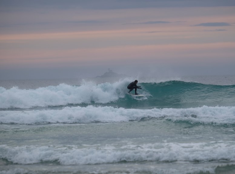 Golfsurfen in Bretagne