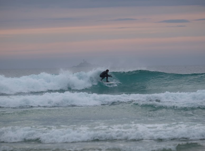 Golfsurfen in Bretagne